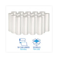 Boardwalk High-Density Can Liners, 10 gal, 6 microns, 24" x 23", Natural, 1,000/Carton