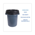 Boardwalk High-Density Can Liners, 45 gal, 19 microns, 40" x 46", Black, 150/Carton