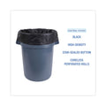 Boardwalk High-Density Can Liners, 56 gal, 19 microns, 43" x 47", Black, 150/Carton