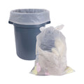 Boardwalk Industrial Drum Liners Rolls, 60 gal, 1.8 mil, 38 x 63, Clear, 1 Roll of 75 Bags