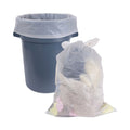 Boardwalk Industrial Drum Liners Rolls, 60 gal, 2.7 mil, 38 x 63, Clear, 1 Roll of 50 Bags