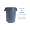 Boardwalk Linear Low Density Industrial Can Liners, 33 gal, 1.3 mil, 33 x 39, Gray, 100/Carton