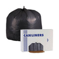 Boardwalk Linear Low Density Industrial Can Liners, 60 gal, 1.3 mil, 38 x 58, Gray, 100/Carton