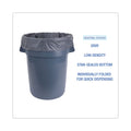 Boardwalk Linear Low Density Industrial Can Liners, 45 gal, 1.3 mil, 40 x 46, Gray, 100/Carton