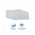 Boardwalk High Density Industrial Can Liners Flat Pack, 60 gal, 13 microns, 38 x 60, Natural, 200/Carton