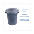 Boardwalk High Density Industrial Can Liners Flat Pack, 60 gal, 16 microns, 38 x 60, Natural, 100/Carton