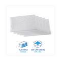 Boardwalk High Density Industrial Can Liners Flat Pack, 45 gal, 16 microns, 40 x 48, Natural, 200/Carton