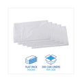 Boardwalk High Density Industrial Can Liners Flat Pack, 56 gal, 16 microns, 43 x 48, Natural, 200/Carton
