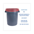 Boardwalk Linear Low Density Health Care Trash Can Liners, 33 gal, 1.3 mil, 33 x 39, Red, 150/Carton
