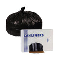 Boardwalk Linear Low Density Industrial Can Liners, 60 gal, 0.7 mil, 38 x 58, Black, 100/Carton