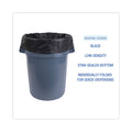 Boardwalk Linear Low Density Industrial Can Liners, 45 gal, 0.7 mil, 40 x 46, Black, 100/Carton