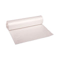 Boardwalk High Density Industrial Can Liners Coreless Rolls, 30 gal, 16 microns, 30 x 37, Natural, 20 Rolls 25 Bags
