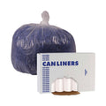 Boardwalk High Density Industrial Can Liners Coreless Rolls, 33 gal, 16 microns, 33 x 40, Natural, 10 Rolls of 25 Bags