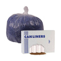 Boardwalk High Density Industrial Can Liners Coreless Rolls, 60 gal, 13 microns, 38 x 60, Natural, 8 Rolls of 25 Bags