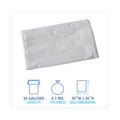 Boardwalk Linear Low Density Industrial Can Liners, 30 gal, 0.7 mil, 30 x 36, White, 200/Carton