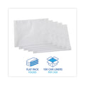 Boardwalk Linear Low Density Industrial Can Liners, 60 gal, 0.7 mil, 38 x 58, White, 100/Carton