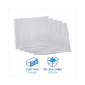 Boardwalk Linear Low Density Industrial Can Liners, 10 gal, 0.5 mil, 24 x 23, White, 500/Carton