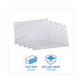 Boardwalk Linear Low Density Industrial Can Liners, 16 gal, 0.5 mil, 24 x 32, White, 500/Carton