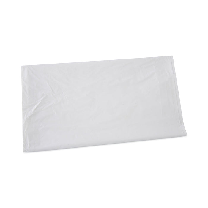 Boardwalk Linear Low Density Industrial Can Liners, 45 gal, 0.9 mil, 40 x 46, White, 100/Carton
