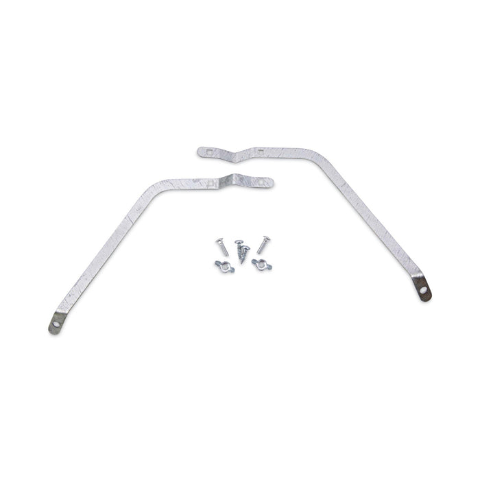 Boardwalk Metal Handle Braces, Large, Fits 24" to 48" Floor Sweeps, 0.5 x 17 x 12