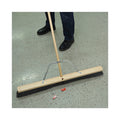 Boardwalk Metal Handle Braces, Large, Fits 24" to 48" Floor Sweeps, 0.5 x 17 x 12