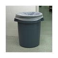 Boardwalk Low Density Repro Can Liners, 30 gal, 0.62 mil, 30" x 36", White, 10 Bags/Roll, 20 Rolls/Carton