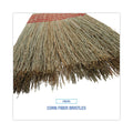Boardwalk Parlor Broom, Corn Fiber Bristles, 55" Overall Length, Natural, 12/Carton