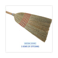 Boardwalk Parlor Broom, Corn Fiber Bristles, 55" Overall Length, Natural