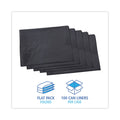 Boardwalk Linear Low Density Industrial Can Liners, 60 gal, 1.1 mil, 38 x 58, Gray, 100/Carton