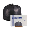 Boardwalk Linear Low Density Industrial Can Liners, 60 gal, 1.1 mil, 38 x 58, Gray, 100/Carton
