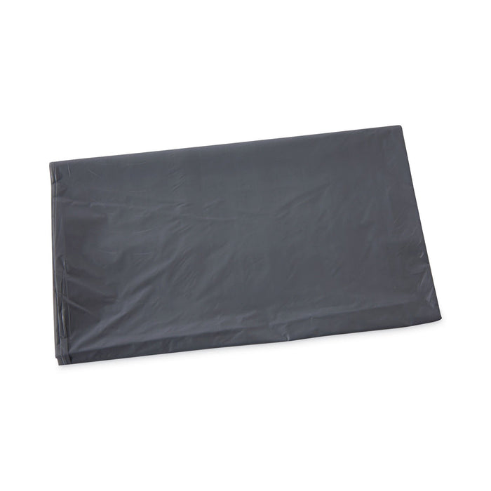 Boardwalk Linear Low Density Industrial Can Liners, 45 gal, 1.1 mil, 40 x 46, Gray, 100/Carton
