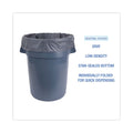 Boardwalk Linear Low Density Industrial Can Liners, 45 gal, 1.1 mil, 40 x 46, Gray, 100/Carton