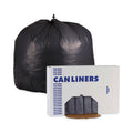 Boardwalk Linear Low Density Industrial Can Liners, 45 gal, 1.1 mil, 40 x 46, Gray, 100/Carton