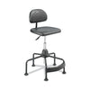 Safco Task Master Economy Industrial Chair, Supports Up to 250 lb, 17" to 35" Seat Height, Black