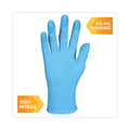 KleenGuard G10 Comfort Plus Blue Nitrile Gloves, Light Blue, Medium, 1,000/Carton