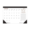 House of Doolittle Recycled Zodiac Desk Pad Calendar, Zodiac Artwork, 17 x 22, White Sheets, Black Binding/Corners, 12-Month (Jan-Dec) 2023