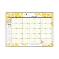 House of Doolittle Recycled Honeycomb Monthly Planner, Honeycomb Artwork, 11 x 7, Black/Gold Cover, 12-Month (Jan to Dec)