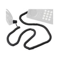 Softalk Twisstop Detangler with Coiled, 25-Foot Phone Cord, Black