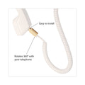 Softalk Rotating 360 Telephone Cord Detangler, Almond
