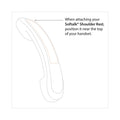 Softalk Standard Telephone Shoulder Rest, 2.63 x 7.5 x 2.25, Black
