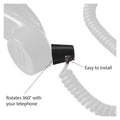 Softalk Twisstop Rotating Phone Cord Detangler, Black