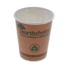 Pactiv Evergreen EarthChoice Compostable Paper Cup,, 8 oz, Orange, 1,000/Carton