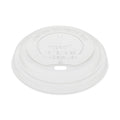 Pactiv Evergreen EarthChoice Hot Cup Lid, Fits 12 oz to 20 oz Hot Cups, Clear, 1,000/Carton