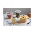 Pactiv Evergreen Newspring DELItainer Microwavable Container Lid, 6.45" Diameter x 0.45" h, Translucent, Plastic, 120/Carton