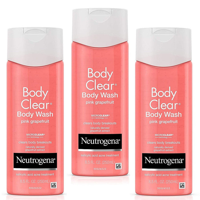 Neutrogena Body Clear Acne Body Wash, Pink Grapefruit, 8.5 fl. oz by Pasteur Pharmacy