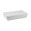 Pactiv Evergreen EarthChoice OneBox Paper Box, 55 oz, 9 x 4.85 x 2, White, 100/Carton