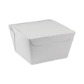 Pactiv Evergreen EarthChoice OneBox Paper Box, 46 oz, 4.5 x 4.5 x 3.25, White, 200/Carton