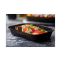 Pactiv Evergreen EarthChoice Versa2Go Microwaveable Container, 27 oz, 8.4 x 5.6 x 1.4, Black/Clear, Plastic, 150/Carton