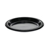 Pactiv Evergreen Prairieware Impact Plastic Dinnerware, Plate, 10.25" dia, Black, 500/Carton