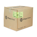 Pactiv Evergreen EarthChoice Square Recycled Bowl Flat Lid, 7.38 x 7.38 x 0.26, Clear, Plastic, 300/Carton